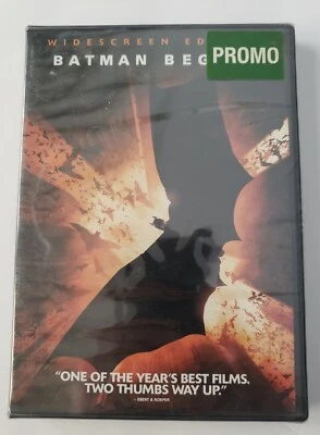 Batman Begins (DVD, 2005, Widescreen, PG-13) Rare Promo Copy Brand New Sealed  - Image 1 of 2