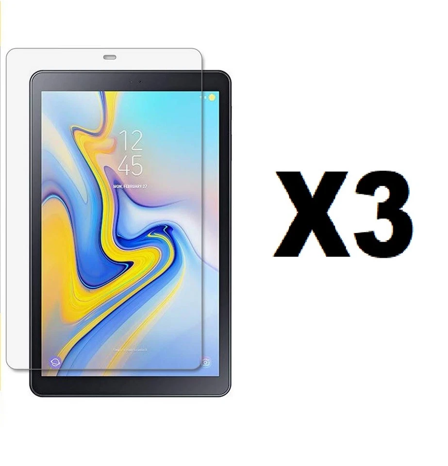 3 件装透明屏幕保护膜 适用于三星 Galaxy Tab 10.5 英寸 (SM-T590、T595、T597) — 第 1/1 张图片