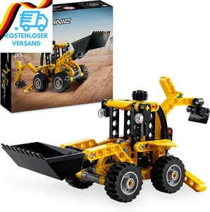 LEGO Technic Baggerlader, Bauspielzeug Set Für Jungen Und Mädchen Ab 7 Jahren, F - Bild 1 von 11