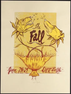 The Fall TV on the Radio Empty Bottle Chicago 2003 Poster s/n Dan Grzeca Dogs - Picture 1 of 1