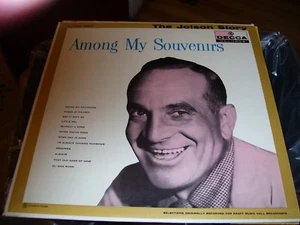 AL JOLSON-THE JOLSON STORY AMONG MY SOUVENIRS-LP-NM-DECCA STEREO-ALWAYS - Picture 1 of 2