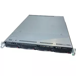 Supermicro CSE-815 1U Server X11DDW-NT 4xLFF BPN-SAS3-815TQ-N4 2x PWS-504P-1R - Foto 1 di 6
