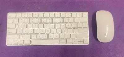 Apple A1644 Wireless Magic Keyboard 2 MLA22LL/A & A1657 Magic Mouse 2 MLA02LL/A - Image 1 of 4