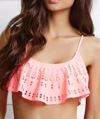 Top de bikini de natación coral Ripcurl Phoenix para mujer talla grande Foto 1 de 3