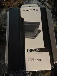 M-EDGE INCLINE JACKET FOLIO STAND / CASE FOR KINDLE FIRE -BLACK - Picture 1 of 2