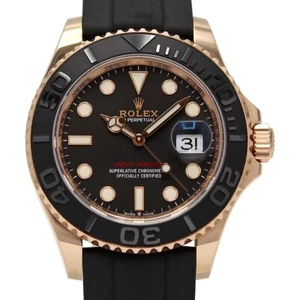 ROLEX Yacht-Master 40 126655 Oysterflex Rose Gold Watch - 2022 B&P - Picture 1 of 13