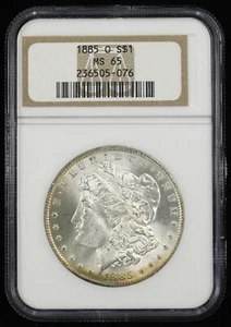 1885-O MORGAN DOLLAR $1 NGC MS65 (05076) - Picture 1 of 2