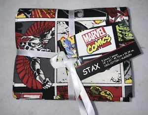 Marvel Comics Fat Quarters 18 X21 in 100% cotone 5 pezzi - Foto 1 di 4