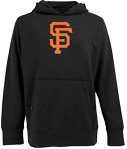 New San Francisco Giants Big Logo Signature Hooded Sweatshirt Black Large