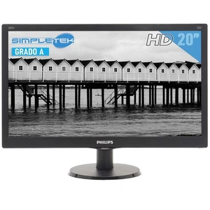 Philips 203V5L 20 " HD VGA Monitor Screen LCD Panel Display PC DVR Computer - Picture 1 of 6