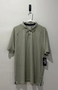 NEW Rhone Men Short Sleeve Delta Pique Golf Polo Size XL Green Athleisure Sport - Picture 1 of 5
