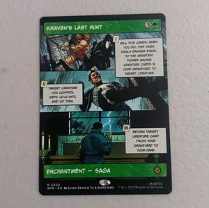 Kraven's Last Hunt - Marvel's Spider-Man Borderless Magic The Gathering Casi Nuevo  - Imagen 1 de 2