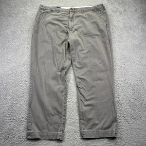 Polo Ralph Lauren Pants Mens 42x30 Gray Chino Classic Twill Straight Stretch - Picture 1 of 14