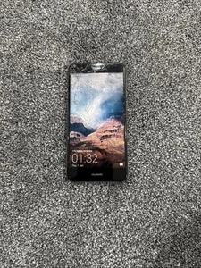 Huawei P10 Lite WAS-LX1 32GB/4GB Black (Unlocked) 12MP 4G Android 8 Screen Crack - Picture 1 of 6