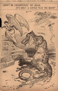 William Allen Rogers NY Herald 1919 “ Leinster “ Zeitung Original Cartoon - Bild 1 von 1