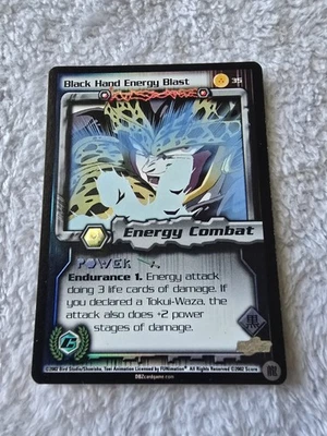 DBZ Dragon Ball Z FOIL Black Hand Energy Blast 35 CCG Limited Cell Games Saga MP - Image 1 of 4