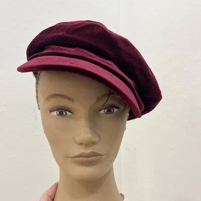 Marcus Adler New York Newspaper Boy Pink Suede Cap Velvet - Image 1 of 4