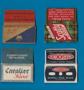 Razor Blade Wrappers Lamette da barba lama da barba HOJA DE AFEITAR #652 - Foto 1 di 1