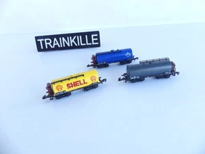 MÄRKLIN MINI CLUB 1:220 SPUR Z / 3 KESSELWAGEN SHELL / ARAL + 1 ÖBB - Bild 1 von 3