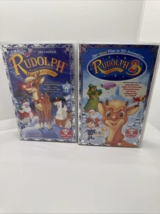 Rudolph mit der roten Nase - Teil 1 und 2 VHS - Bild 1 von 3