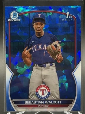 2023 Bowman Chrome Sapphire SEBASTIAN WALCOTT 1st Sapphire - Image 1 of 2