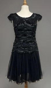 Nuevo con etiquetas Vestido de Cóctel Formal Negro Carolina Herrera Talla 6 Estilo 5373FIN - Imagen 1 de 22