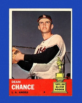 1963 Topps Set-Break #355 Dean Chance EX-EXMINT *GMCARDS* - Image 1 of 2