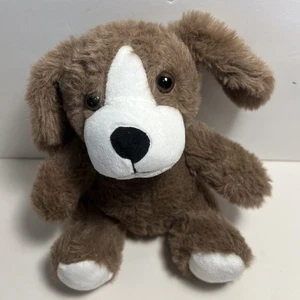 Toyota Plush Small Puppy 10” L Brown w/White Red Bow Around Neck - Picture 1 of 7