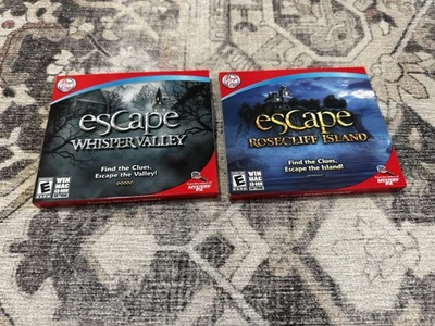 Escape 2-CD Set Rosecliff Island & Whisper Valley PC Games - Image 1 of 2