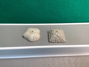 Marx Flag Bases Western Battleground Vintage Playset Accessories Set of 2 - Picture 1 of 2