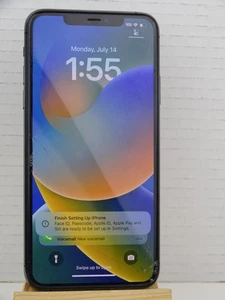 Apple iPhone 11 Pro Max A2161 256GB Gray UNLOCKED Cracked Screen - Photo 1 sur 7