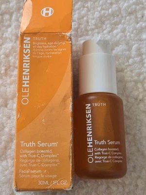 Новая сыворотка Ole Henriksen Truth Serum 1 унция усиленный коллаген с комплексом True-C - Изображение 1 из 3