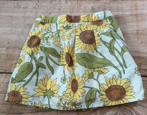 Gymboree SUNFLOWER FIELDS Light Blue Skirt/Skort Sunflowers Print Size 5 READ - Picture 1 of 5