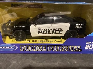 Elizabeth Police NJ 1:24 Scale 2016 Dodge Charger Slicktop - Picture 1 of 3
