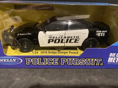 Elizabeth Police NJ 1:24 Scale 2016 Dodge Charger Slicktop - Image 1 of 3