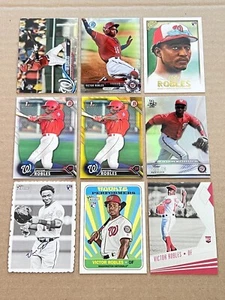 Victor Robles Konvolut 9 RCs! Roter Rahmen, 1. Bowman, gelber 1. Bowman! NATIONALS! - Bild 1 von 1
