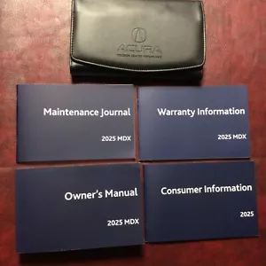 2025 ACURA MDX COMPLETE OWNERS MANUAL BOOKS MAINT REF GUIDES CASE ALL MODELS - Picture 1 of 7