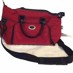 Atlantic Red And Black Carry On Weekender Gym Bag new with key/lock - Picture 1 of 12