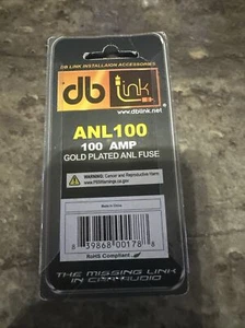 Db Link 100 Amp Gold Plated And Fuse - Picture 1 of 2