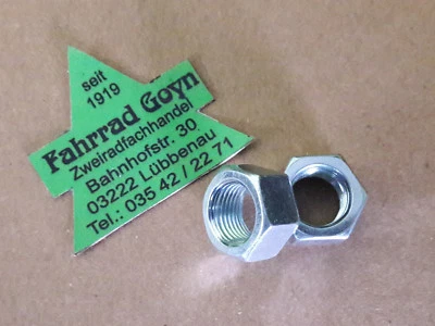 Sram Achsmutter T3 P5 S7 Hinterrad Nabenschaltung FG 10,5 Mutter Spectro 3 5 7