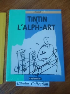 New On Blister Book Album Comics Tintin And L'Alph-Art Casterman 1986 Hergé Eo - Picture 1 of 4