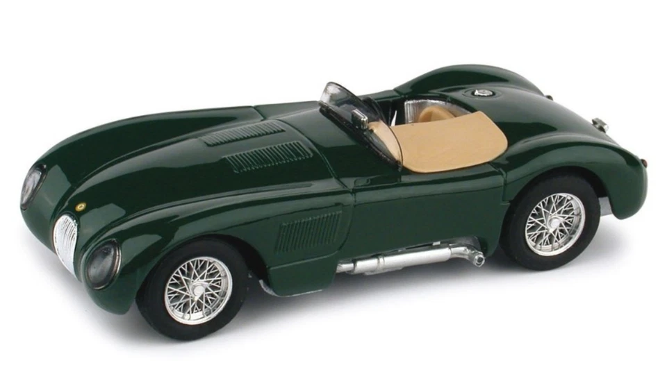 JAGUAR C TYPE STRADALE 1953 VERDE INGLESE R360-01 BRUMM Made in Italy - Immagine 1 di 1