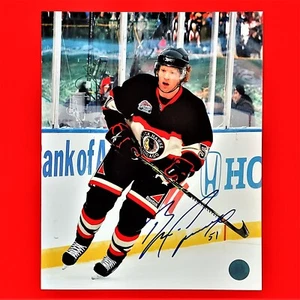 Autographed Brian Campbell Chicago Blackhawks 2009 Winter Classic Photo - X1 - Picture 1 of 2