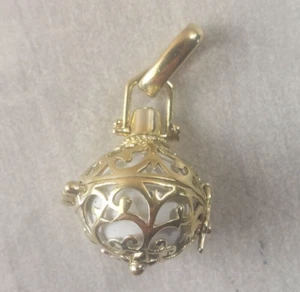 Pendentif grelot, en vermeil, Engelsrufer - Foto 1 di 6