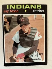 1971 Topps Baseball Card# 125 Ray Fosse / Catcher for the Cleveland Indians