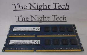 SK HYNIX 16GB(2x8GB) 2RX8 PC3-12800U MEMORY HMT41GU6MFR8C-PB - Picture 1 of 4