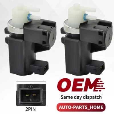✅2 11747626350 Turbo Boost Control Solenoid Valve for BMW 335i 535i F01 750i N54 - Image 1 of 4