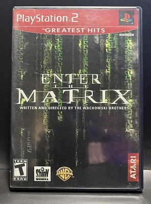 Enter the Matrix Greatest Hits Sony PlayStation 2 Game Tested Complete W/ Manual - Image 1 of 3