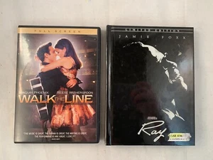 Ray (DVD bundle) Walk The Line Musician Johnny Cash Ray Charles - Picture 1 of 8