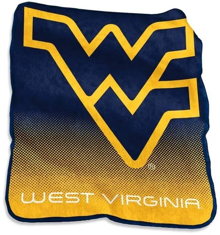 West Virginia Mountaineers NCAA 50'' x 60'' Raschel Throw Blanket - F43427256 Cover